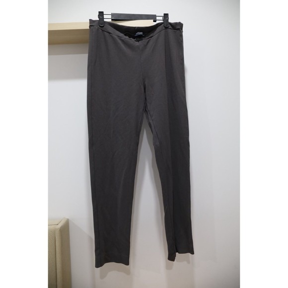 Piazza Sempione Pants - Piazza Sempione Jennifer Womens Brown Pants Pull On Wide Leg Size 46 US2X Italy